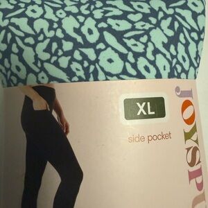 Joyspun Blue Patterned Women's 7/8 Tights